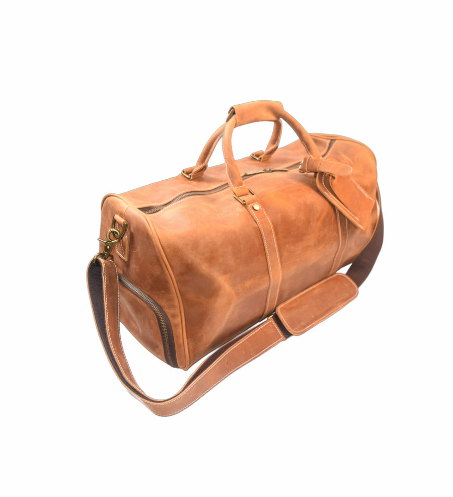 BX Signature Series Duffel [Crazy Horse Leather] - Camel