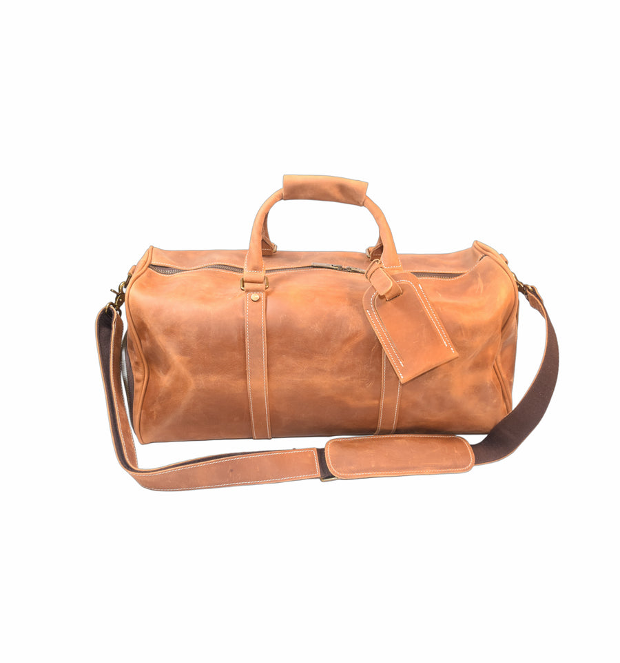 BX Signature Series Duffel [Crazy Horse Leather] - Camel