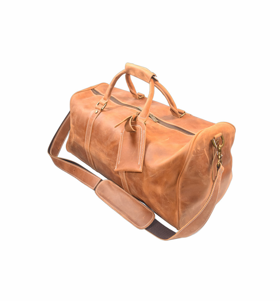 BX Signature Series Duffel [Crazy Horse Leather] - Camel