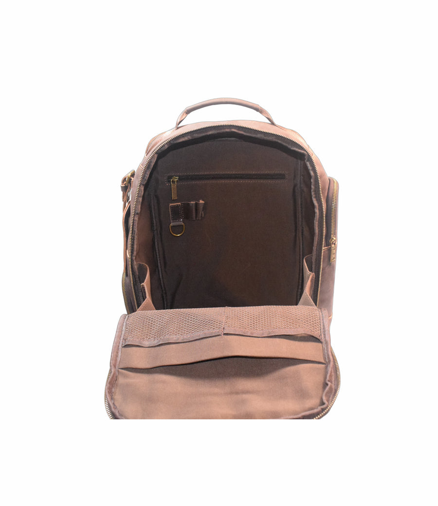 BX Signature Series Backpack [Crazy Horse Leather] - Dark Brown