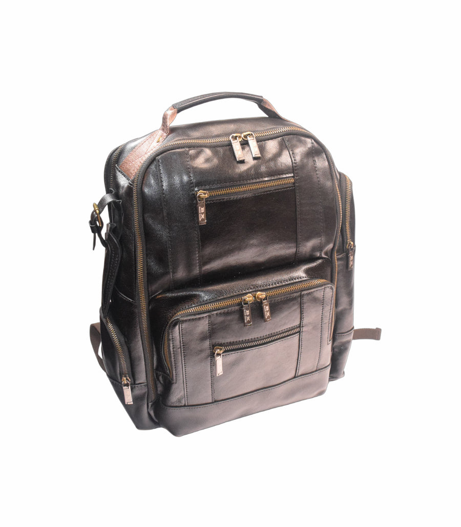 BX Signature Series Backpack [Crazy Horse Leather] - Black