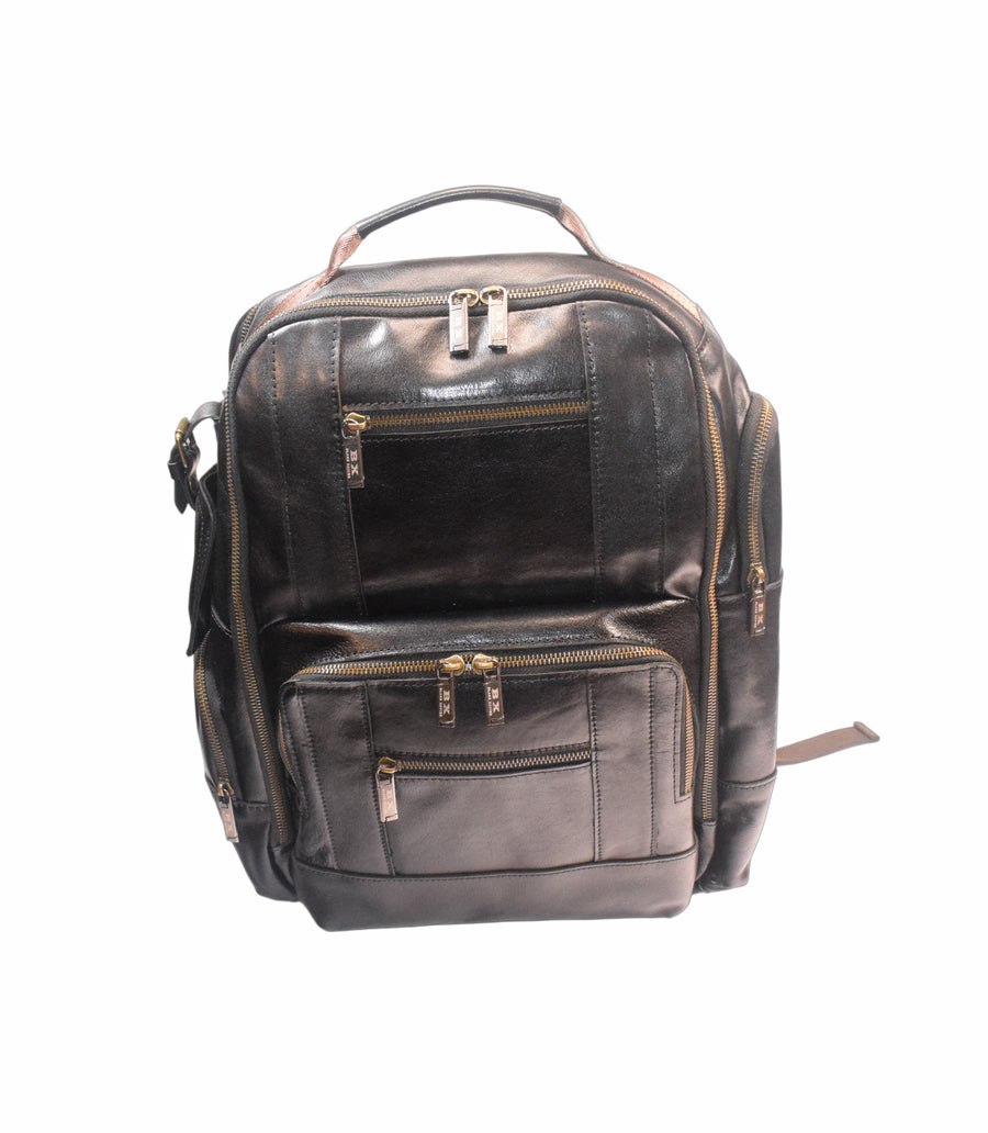 BX Signature Series Backpack [Crazy Horse Leather] - Black