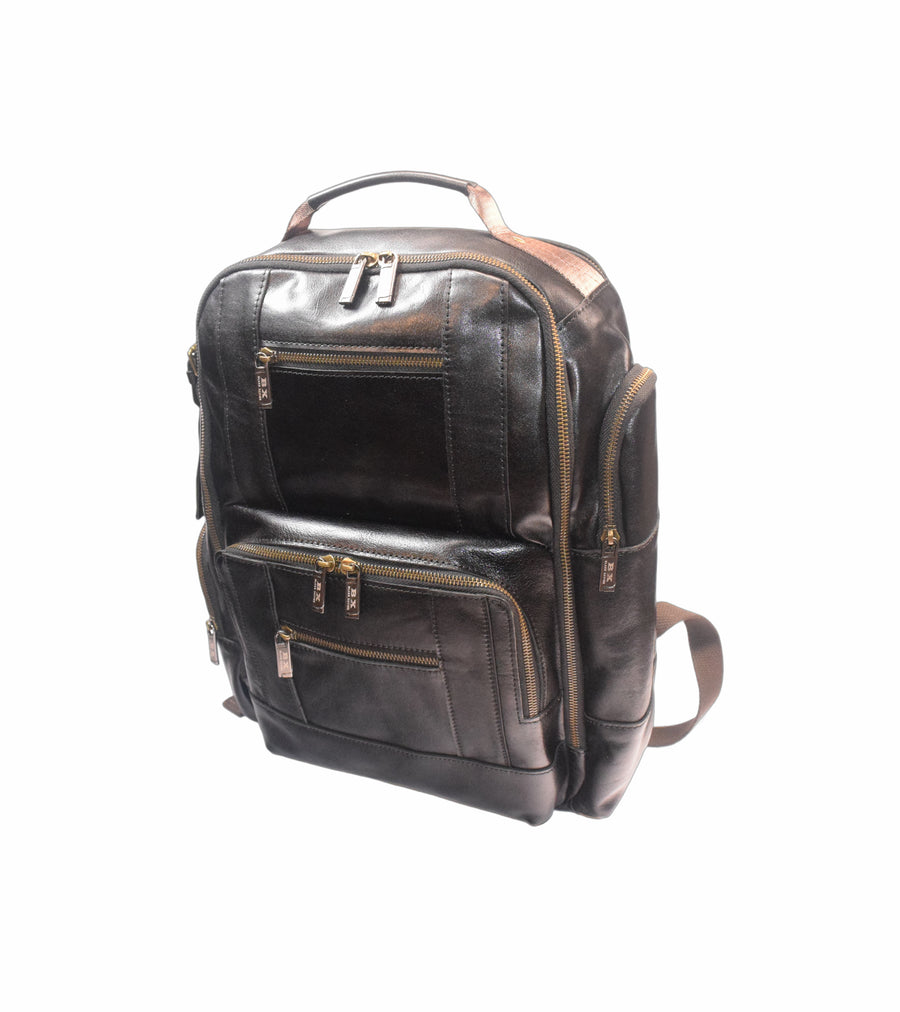 BX Signature Series Backpack [Crazy Horse Leather] - Black