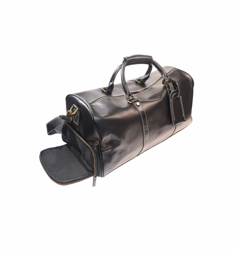 BX Signature Series Duffel [Crazy Horse Leather] - Black