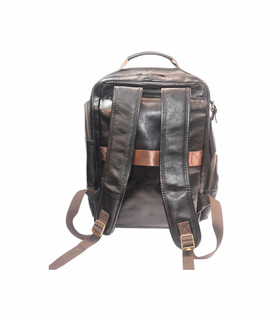 BX Signature Series Backpack [Crazy Horse Leather] - Black