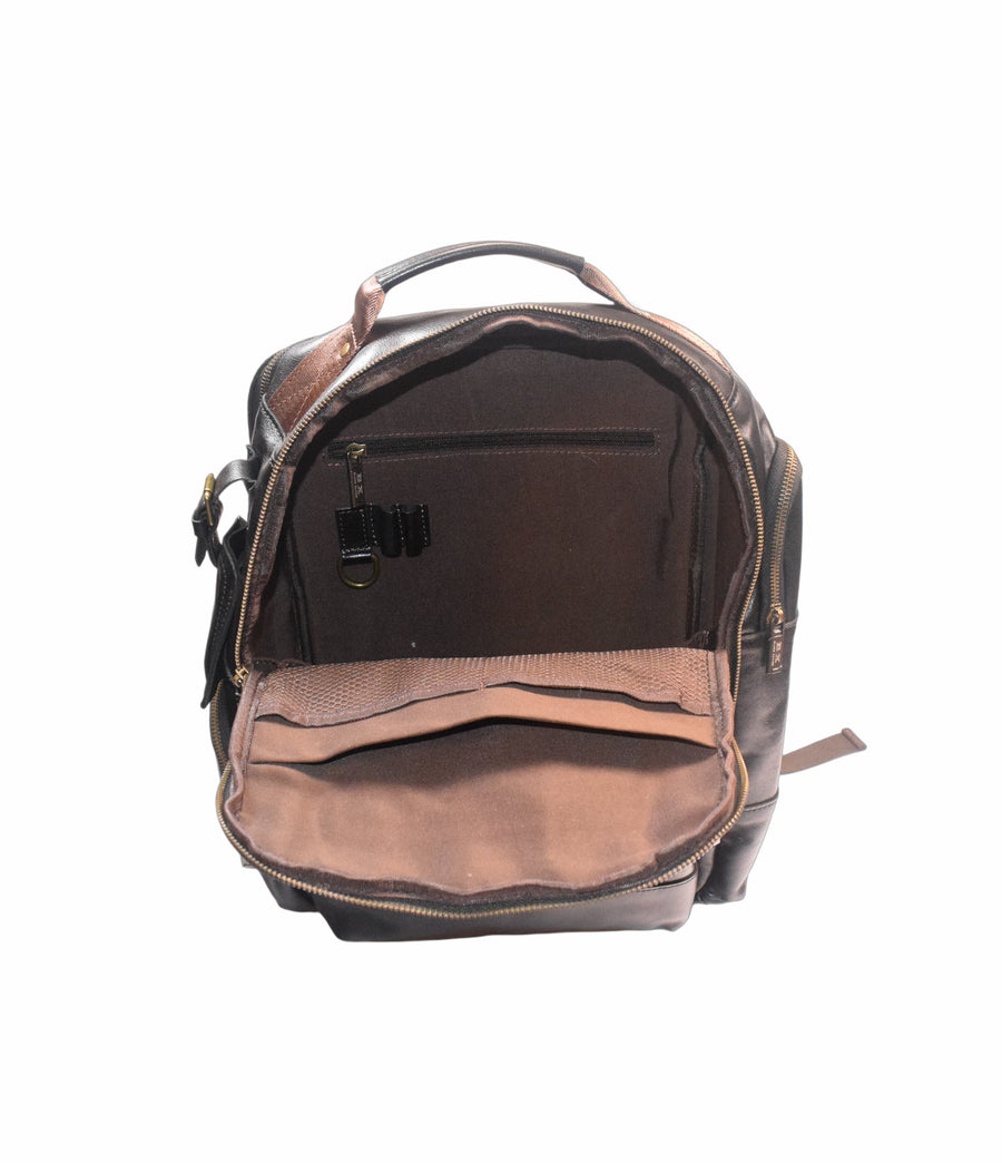 BX Signature Series Backpack [Crazy Horse Leather] - Black